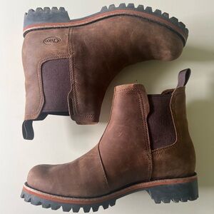 Chaco Brown Rugged Chelsea Boots